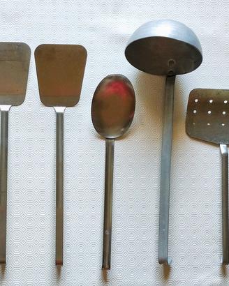 set di 7 utensili da cucina, anche da riadattare 