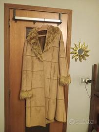Cappotto in pelle di camoscio