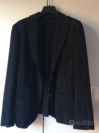 Giacca Tonello nera destrutturata