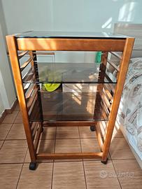 Carrello porta TV con 3 ripiani