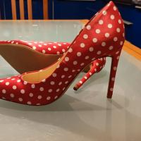 Scarpe décolté a pois