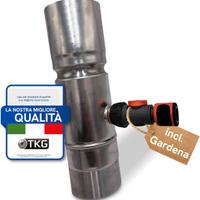 Raccoglitore d’acqua piovana in zinco Ø76 e Ø80 mm