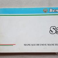Benelli S 50 scooter manuale uso originale