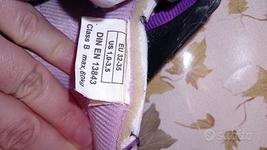 pattini bambina usati 2 volte