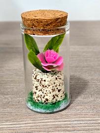 mini terrarium fatto a mano  pezzo unico 