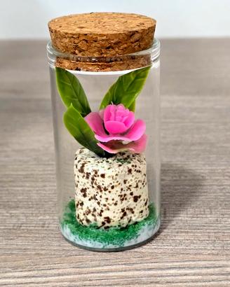 mini terrarium fatto a mano  pezzo unico 