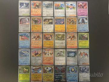 Lotto misto 500 carte Pokemon assortite