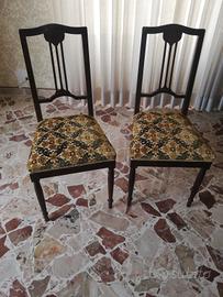 Sedie stile liberty