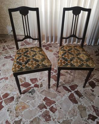 Sedie stile liberty