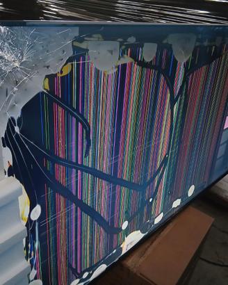 Tv con schermo rotto per ricambi