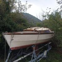 Barca a vela + Rimorchio (senza targa)+ fuoribordo