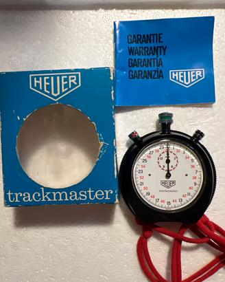 Cronometro Vintage HEUER Trackmaster - FULL SET