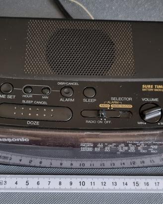Radiosveglia Vintage Panasonic Funzionante