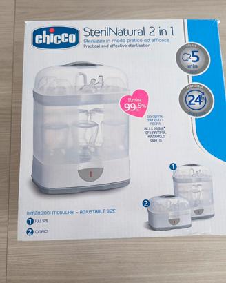 Sterilizzatore chicco sterilnatural 2 in 1