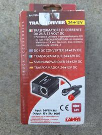 Trasmormatore di corrente  5A da24v a12v