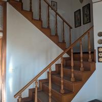 corrimano scala in legno