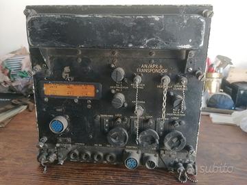Unità radio vintage Fiat G91 aereo guerra Vietnam