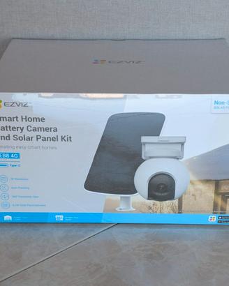 Ezviz EB8 4G Kit Telecamera 2K + Pannello Solare
