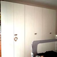 Armadio 6 ante rovere sbiancato