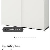 Mobile ufficio ante scorrevole 160x120x45