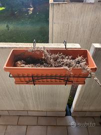 portavaso balcone + vaso