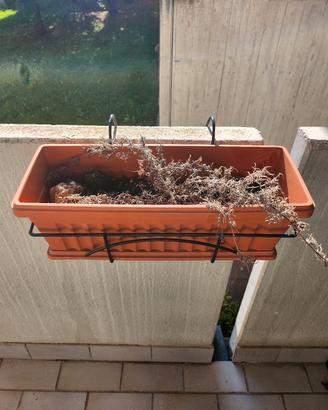 portavaso balcone + vaso
