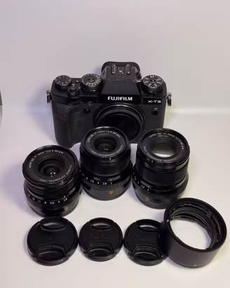 Fujifilm X-T3 + 3 obiettivi Fujinon