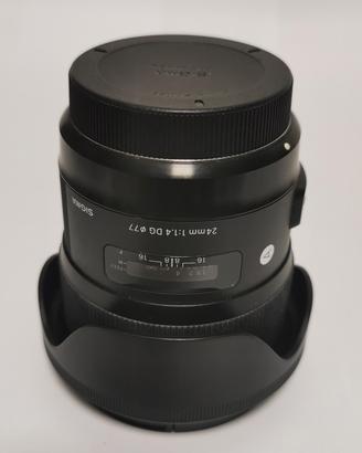 Sigma art 24mm 1.4