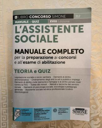 Manuale Simone assistente sociale