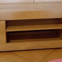 porta TV 2 ante effetto pino