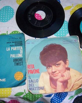 4 DISCHI VINILE ANNI 60 RITA PAVONE