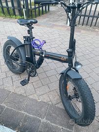 Bicicletta fat bike pedalata assistita
