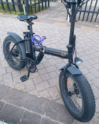 Bicicletta fat bike pedalata assistita