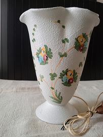 Vaso/lampada da tavolo ceramica vintage Albisola 