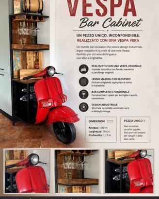 Mobile bar vespa