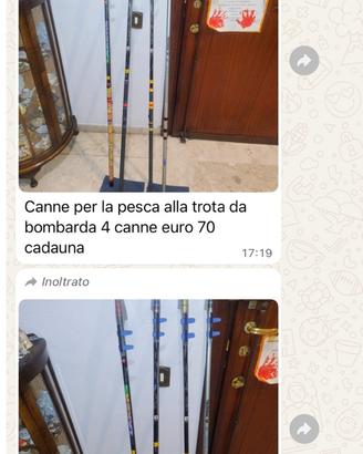 Canne da pesca alla trota da bombarda shimano