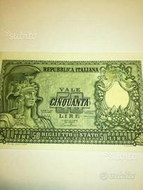 50 lire italia elmata