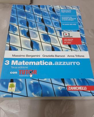 libri matematica. azzurro3