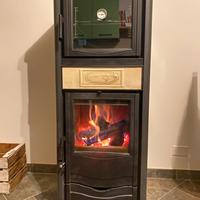 Stufa a legna Nordica Rossella Plus Forno