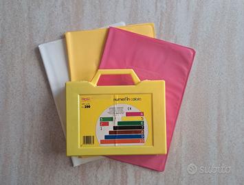 Regoli colorati, numeri in colore per scuola eleme