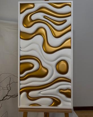 Quadro 3D artigianale moderno 100x50