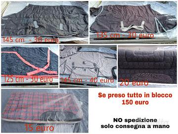 Artcoli per equitazione : coperte e sottosella