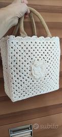 Borsa all'uncinetto 