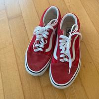 Scarpe vans colore rosso