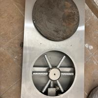 Piastra doppia a gas