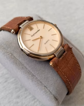 Guy Laroche  orologio Vintage Bicolore