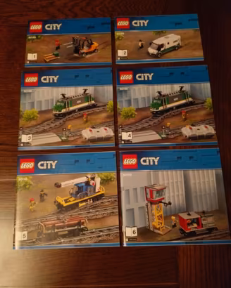 LEGO TRENO 60198 ISTRUZIONI DI MONTAGGIO