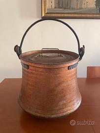 Paiolo antico in rame