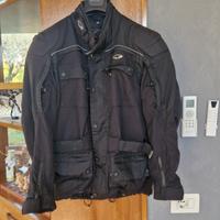 giacca moto nera