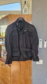 giacca moto nera